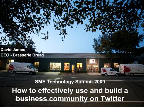 Post image for SME Tech 2009: Brasserie Bread & Social Media