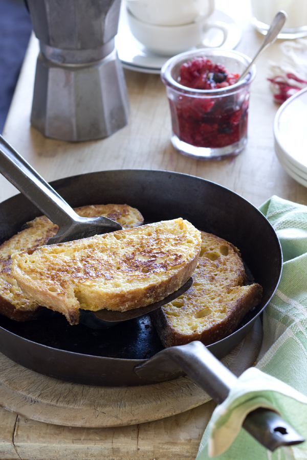 Post image for French Toast With Smashed Berries Recipe
